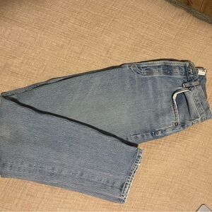 Agolde Light Blue Straight Jeans